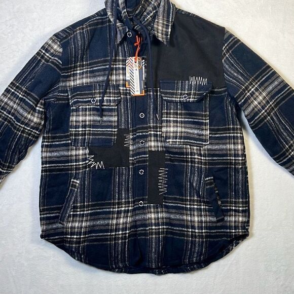 Smoke Rise Other - SMOKE RISE TIMBER HOODED‎ PLAID FLANNEL NWT -LARGE